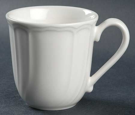 Baroque White Mug