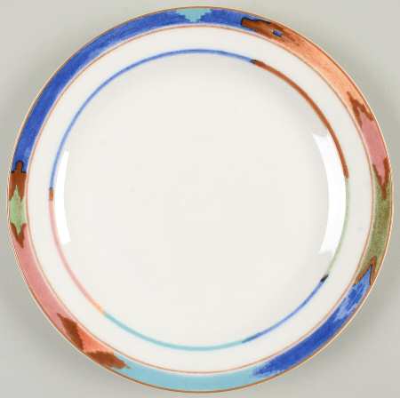 Blue Desert Salad Plate