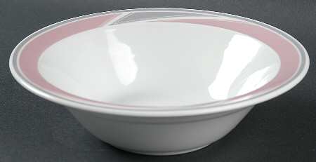 Blush Rim Cereal Bowl