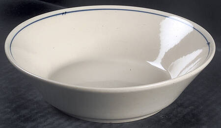 Blue Coupe Cereal Bowl