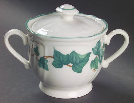 Climbing Ivy Sugar Bowl & Lid