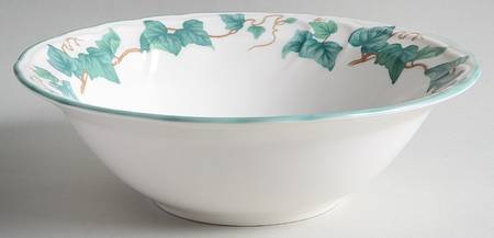 Climbing Ivy 9" Round Vegetable Bowl