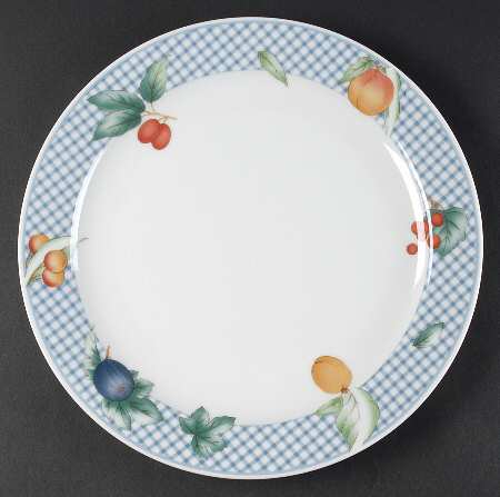 Country Gingham 12" Chop Plate (Round Platter)