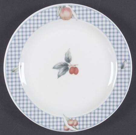 Country Gingham Salad Plate