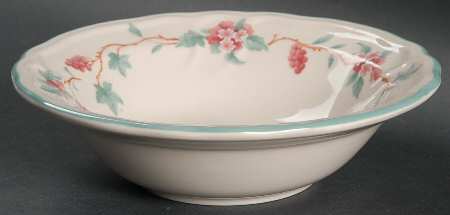 French Mulberry Rim Cereal Bowl