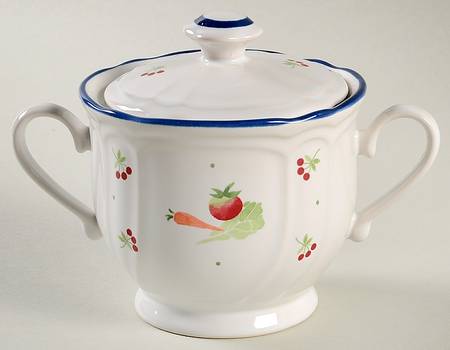 Garden Delight Sugar Bowl & Lid