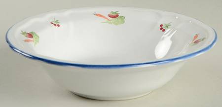 Garden Delight Rim Cereal Bowl