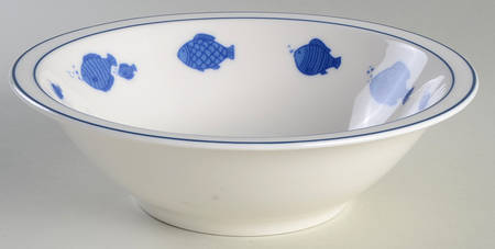 Go Fish 9" Round Vegetable Bowl