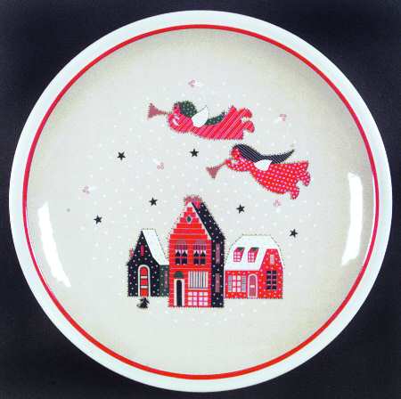 Holiday Joy 11" Chop Plate (Round Platter)