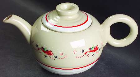 Holiday Joy Teapot & Lid