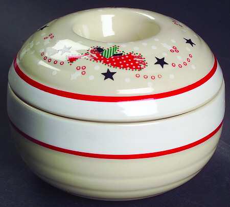 Holiday Joy Sugar Bowl & Lid