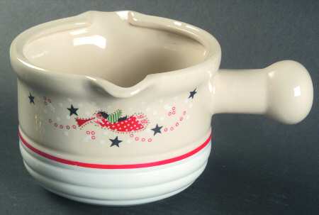 Holiday Joy Gravy Boat