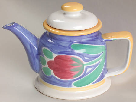 Italian Garden Coffee Pot & Lid
