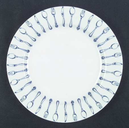Knife and Fork Dinner Plate