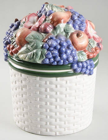 Market Day Cookie Jar & Lid