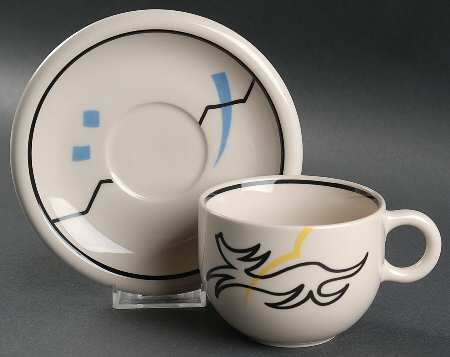 Maverick Flat Cup & Saucer Set