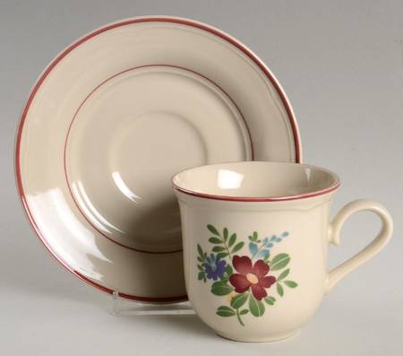 Melton Flat Cup & Saucer Set