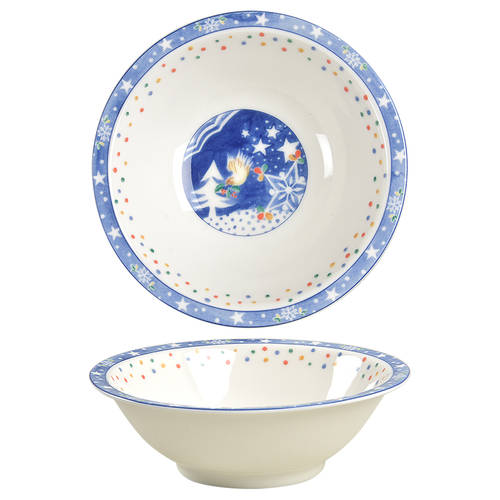 Mr Snowman Rim Cereal Bowl