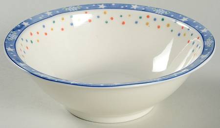 Mr Snowman Rim Cereal Bowl