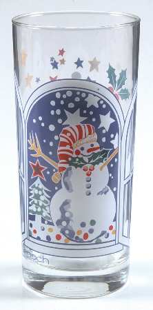 Mr Snowman 16 Oz Glassware Highball
