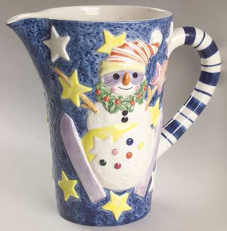 Mr Snowman 64 Oz Pitcher