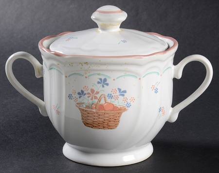 Picnic Time Sugar Bowl & Lid