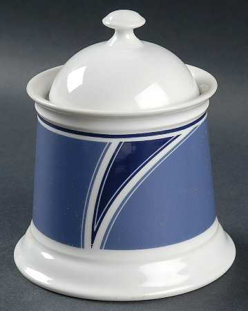 Pin Wheel Sugar Bowl & Lid