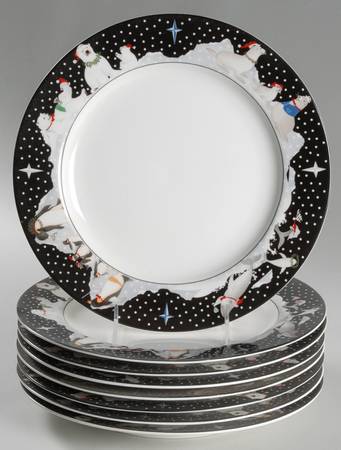 Polar Party Dinner Plate - Set of 8