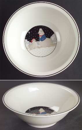 Polar Party Rim Cereal Bowl by Epoch