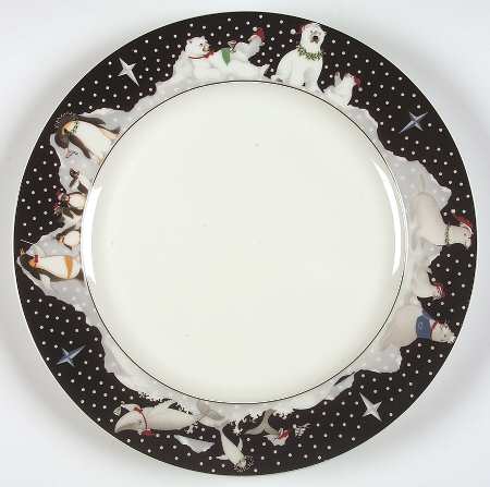 Polar Party 12" Chop Plate (Round Platter)