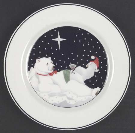Polar Party Salad Plate