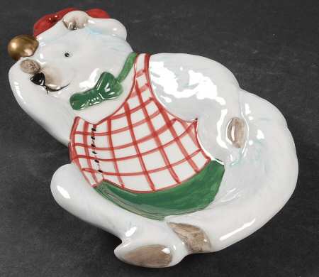 Polar Party Spoon Rest/Holder (Holds 1 Spoon)