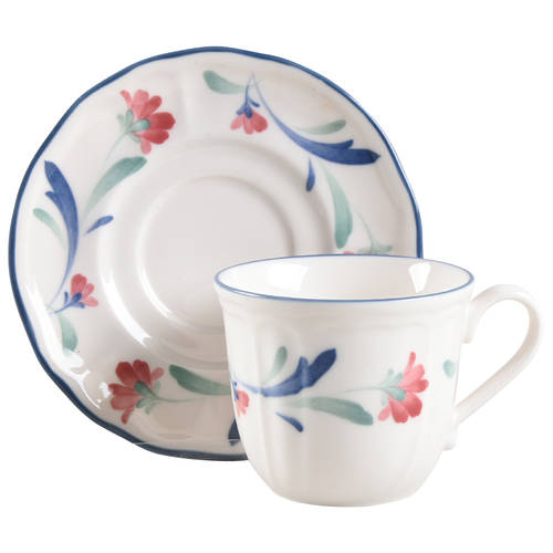 Promenade Flat Cup & Saucer Set