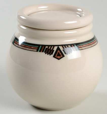 Seminole Sugar Bowl & Lid