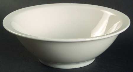 Simplicity White Rim Cereal Bowl