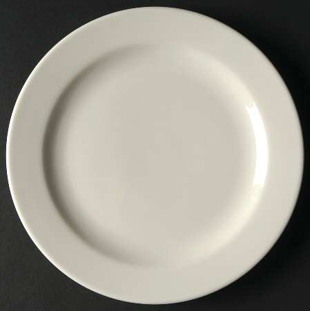 Simplicity White Salad Plate