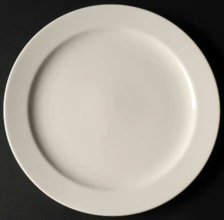 Simplicity White 12" Chop Plate (Round Platter)