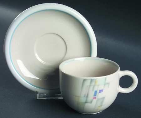 Soho Flat Cup & Saucer Set