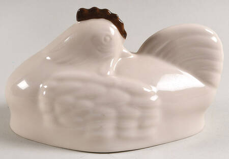 Spice Blossoms Lid for 1/4 Pound Figural Butter
