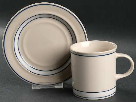 Stockholm Flat Cup & Saucer Set