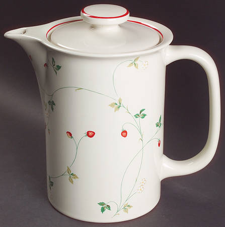 Strawberry Time Coffee Pot & Lid