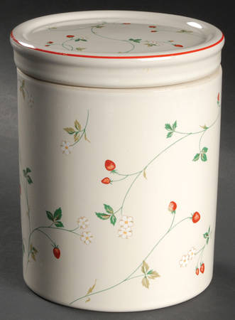 Strawberry Time Medium Canister & Lid