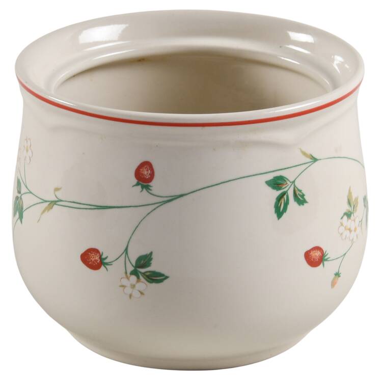 Strawberry Time Sugar Bowl No Lid