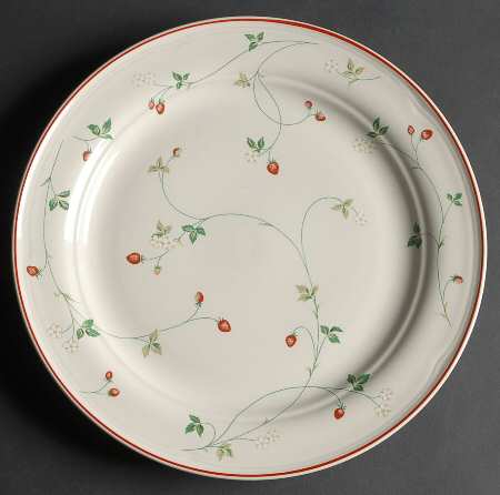 Strawberry Time 12" Chop Plate (Round Platter)