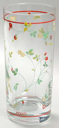 Strawberry Time Glassware Tall Tumbler