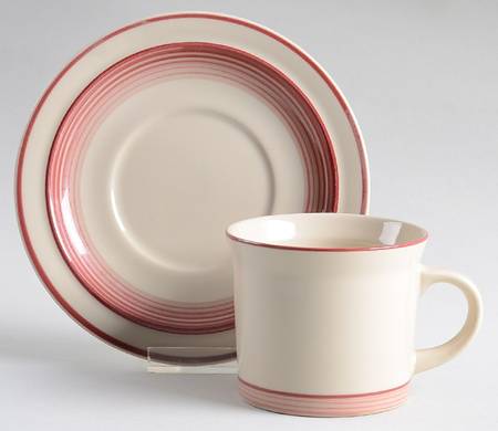Sun Up Flat Cup & Saucer Set