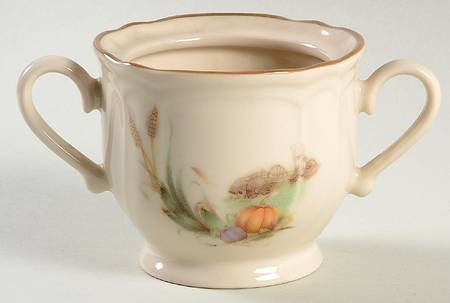 Thanksgiving Sugar Bowl No Lid