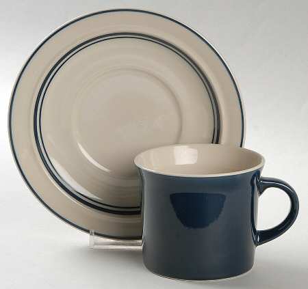 Trellis  Flat Cup & Saucer Set by Epoch