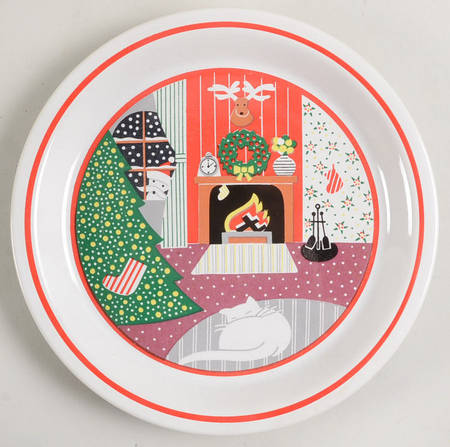 Twas The Night Before Christmas Salad Plate