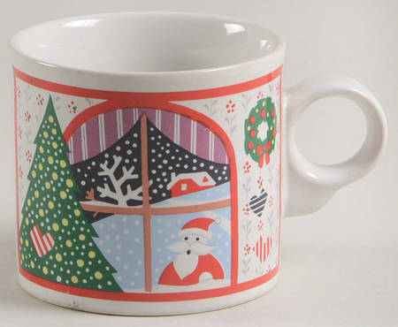 Twas The Night Before Christmas Flat Cup